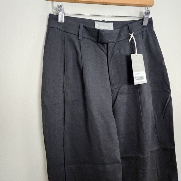 NEW Everlane Black The Put Together Pleated High Waist Trouser Pant - Picture 10 of 13